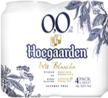 Hoegaarden Wit alcoholvrij set met 4 blikjes van 33cl